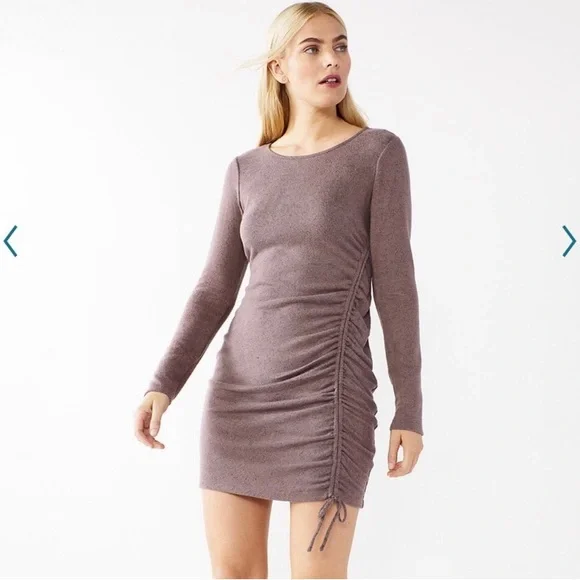 Nine West | Dresses | Nine West Tie Side Cinch Sweater Dress Size Medium |  Poshmark